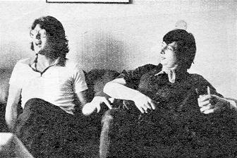 Larry Coryell e Philip Catherine nos bastidores