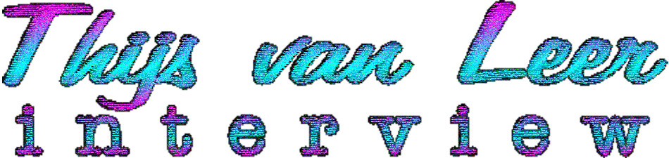 Thijs van Leer exclusive interview