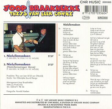 NIELULLEMADOEN - Thijs van Leer & CONXI - back cover