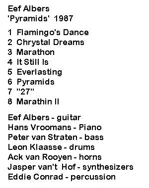 pyramids - eef albers - 1987